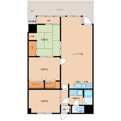 太陽マンションの物件間取画像